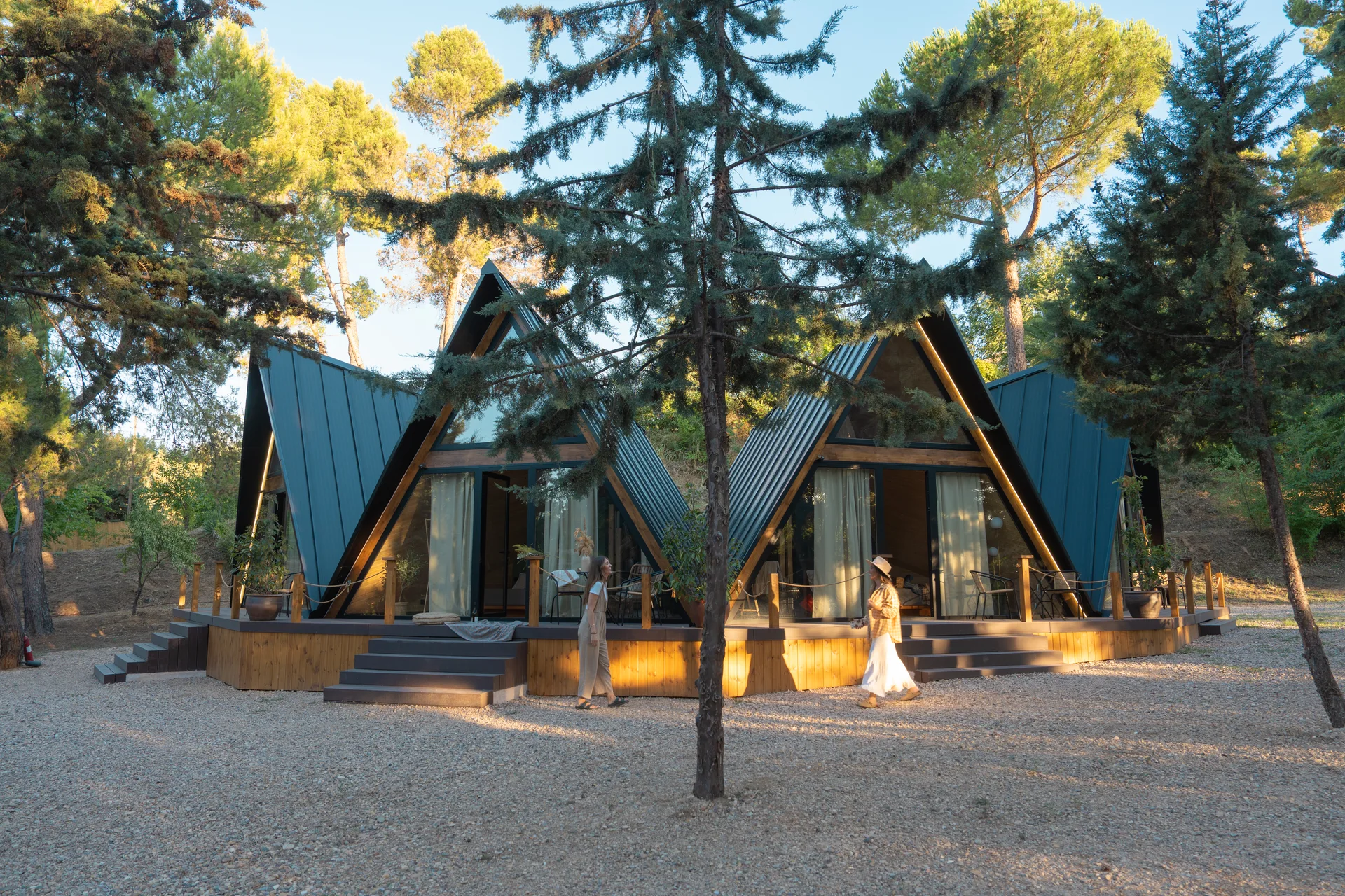 Casa Dármola preparada para una boda al aire libre
